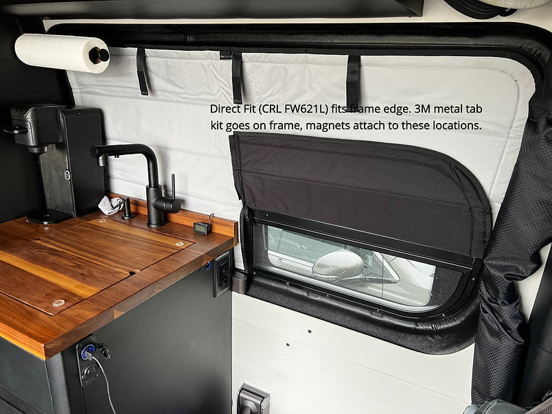 VanEssential Mercedes Sprinter Crew Window Cover