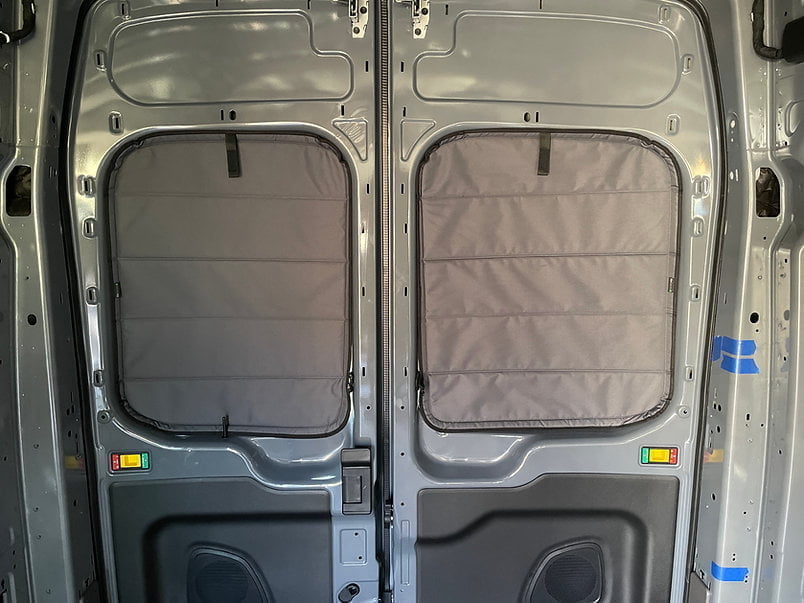 VanEssential Ford Transit Rear Door Window Covers (Pair)