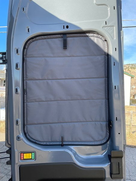 VanEssential Ford Transit Rear Door Window Covers (Pair)