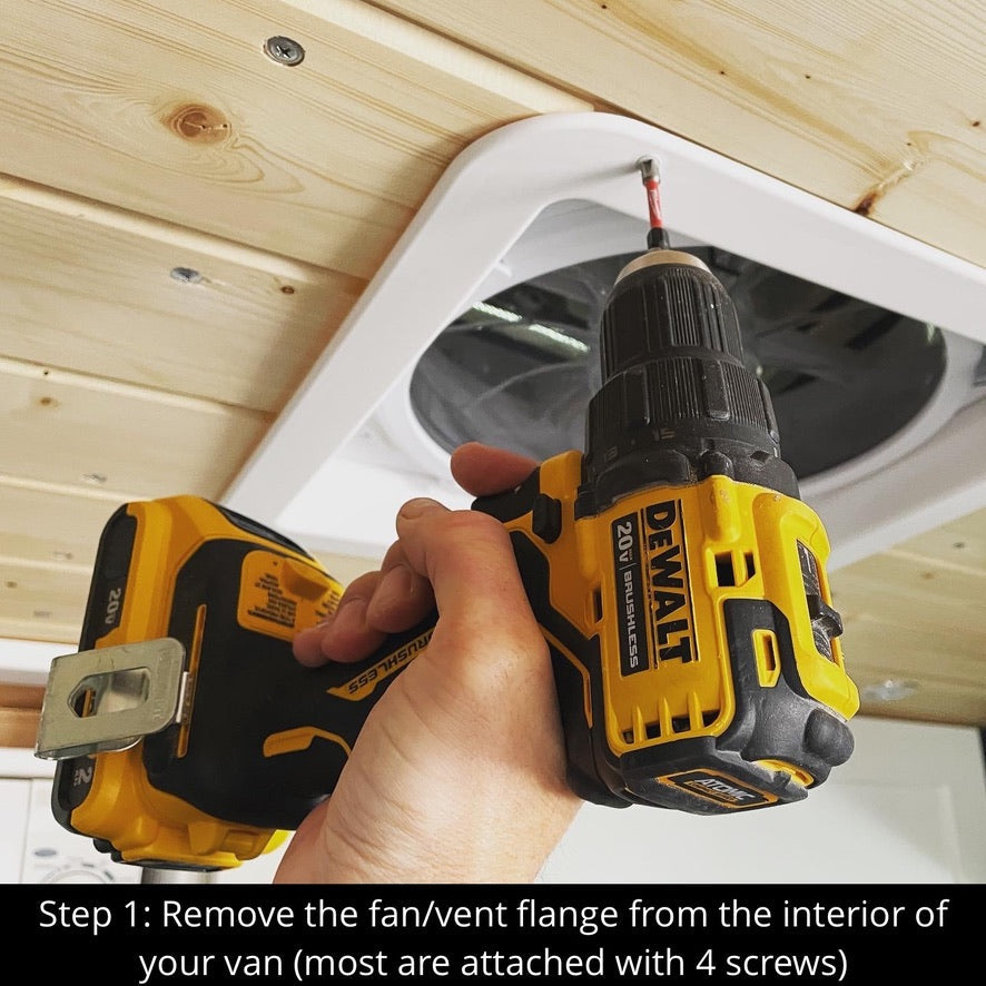 VanEssential Roof Vent Cover for Maxxfan/Fantastic Fans