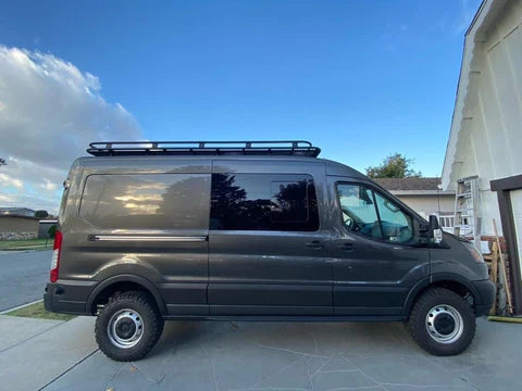 AM Auto - Ford Transit - Passenger Side - Forward Window - Half Slider w/ Screen