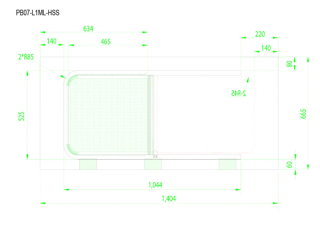 AM Auto - Promaster - Driver Side - Forward Window - Half Slider w/ Screen