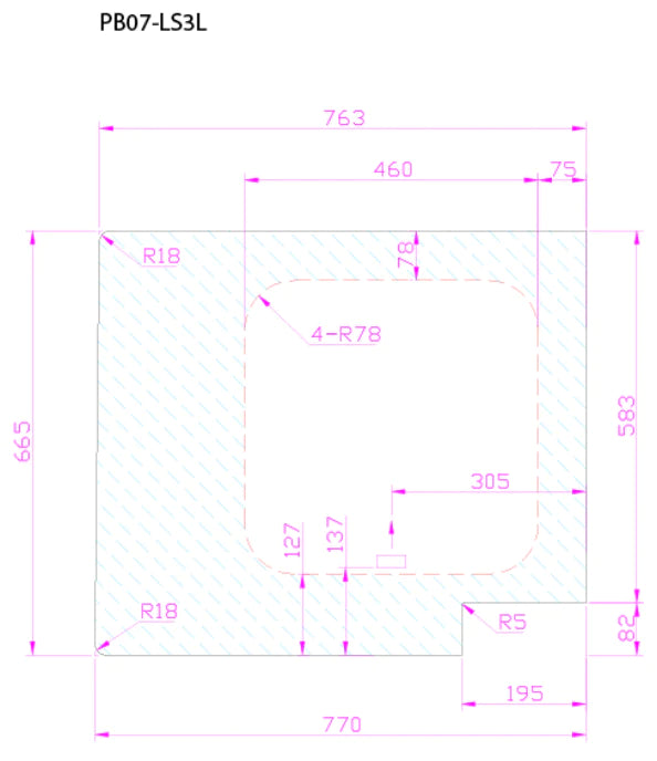 AM Auto - Promaster - Driver Side - Rear Window - Fixed Glass - 159" WB w/ Driver Side Sliding Door
