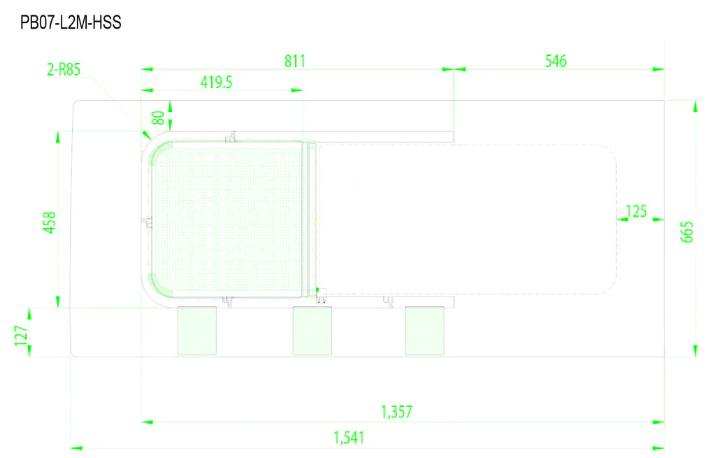 AM Auto - Promaster - Driver Side - Rear Window - Half Slider w AM Auto - Promaster - Driver Side - Rear Window - Half Slider w