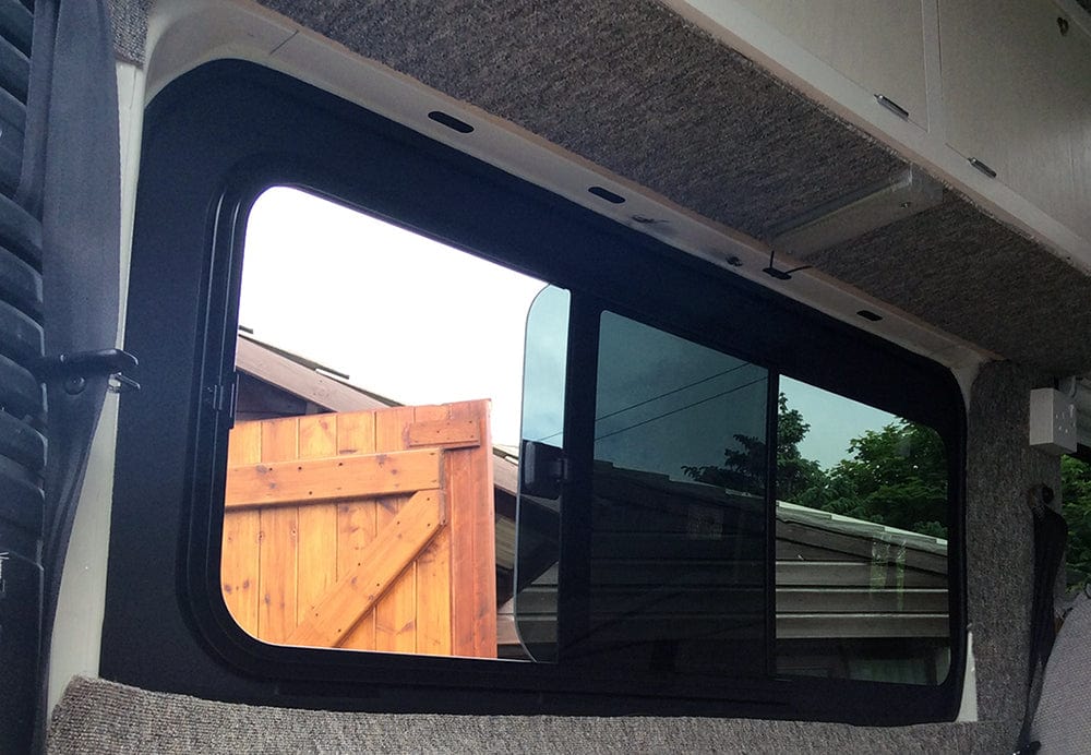 AM Auto - Promaster - Driver Side - Rear Window - Half Slider w/ Screen - 136" WB w/ Driver Side Sliding Door