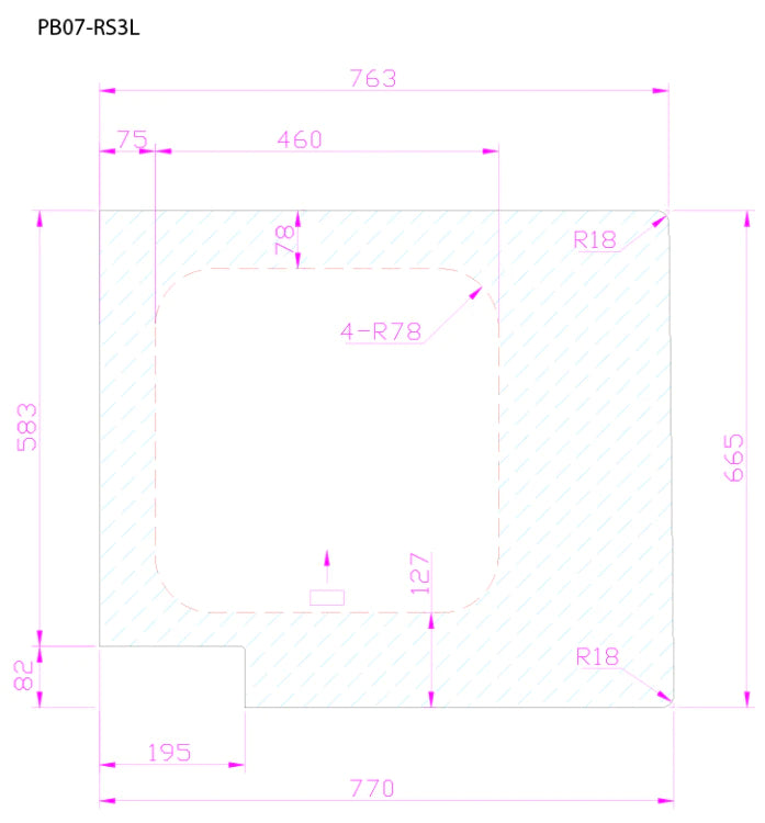 AM Auto - Promaster - Passenger Side - Rear Window - Fixed Glass - 159" WB