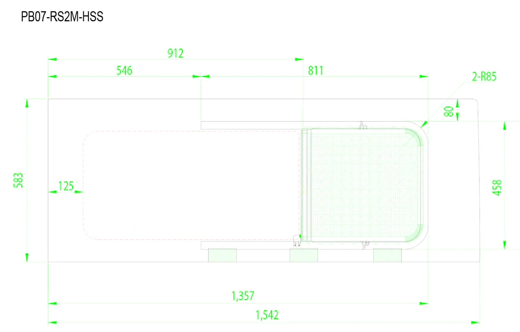 AM Auto - Promaster - Passenger Side - Rear Window - Half Slider w/ Screen - 136" WB