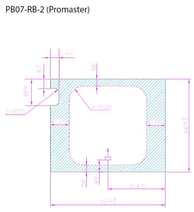 AM Auto - Promaster - Rear Door Passenger Side Window - Fixed Glass