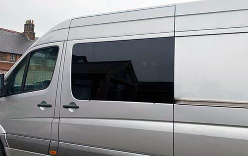 AM Auto - Sprinter - Driver Side - Forward Window - Fixed Glass - Driver Side Sliding Door