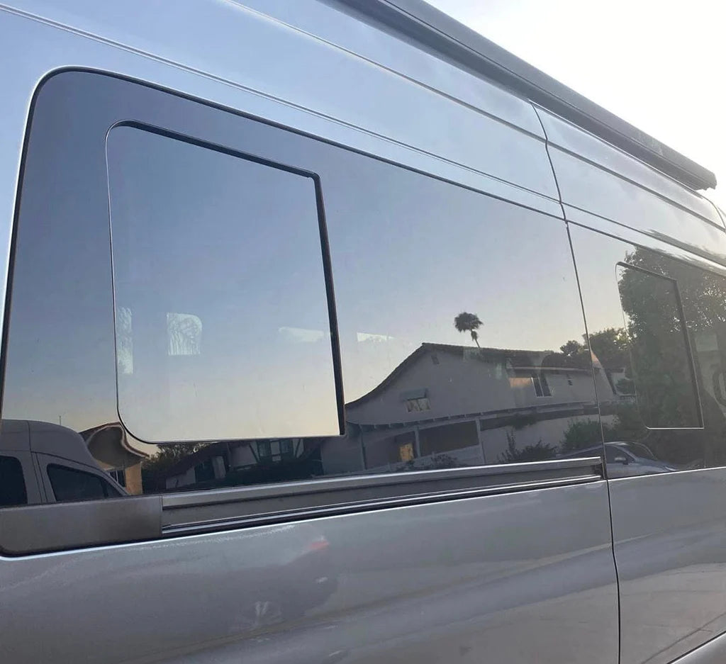 Ama Window Sprinter AM Auto - Sprinter - Passenger Side - Rear Window - Half Slider w/ Scr ...