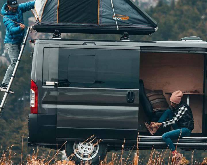 AM Auto - Promaster - Passenger Side - Forward Window - Half Slider w/ Screen