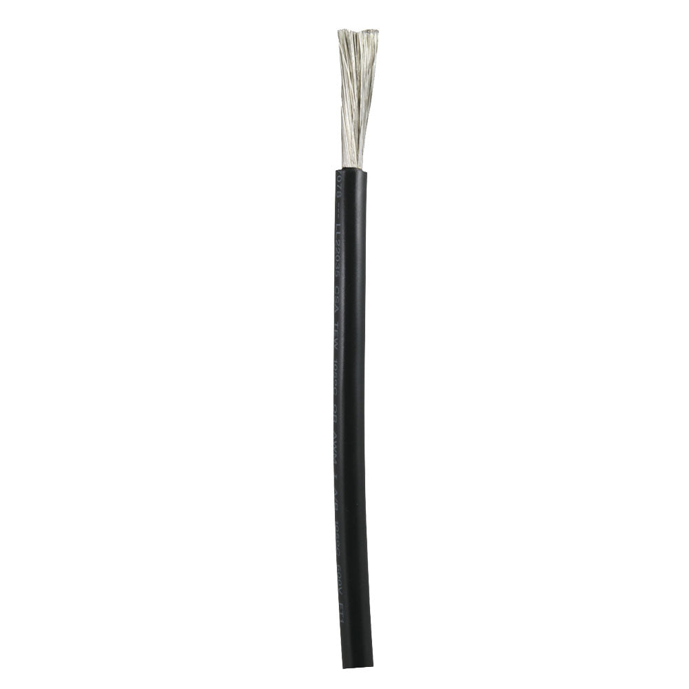 Ancor 4 AWG Marine Grade Tinned Copper Cable - Black - By The Foot