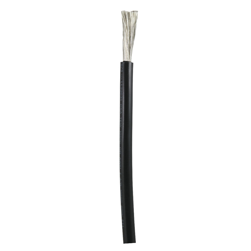 Ancor 2 AWG Marine Grade Tinned Copper Cable - Black - By The Foot