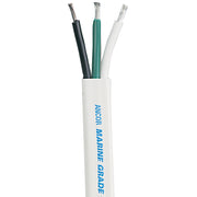 Ancor 16/3 AWG Marine Grade Tinned Copper Flat Triplex Cable - (Black/Green/White)