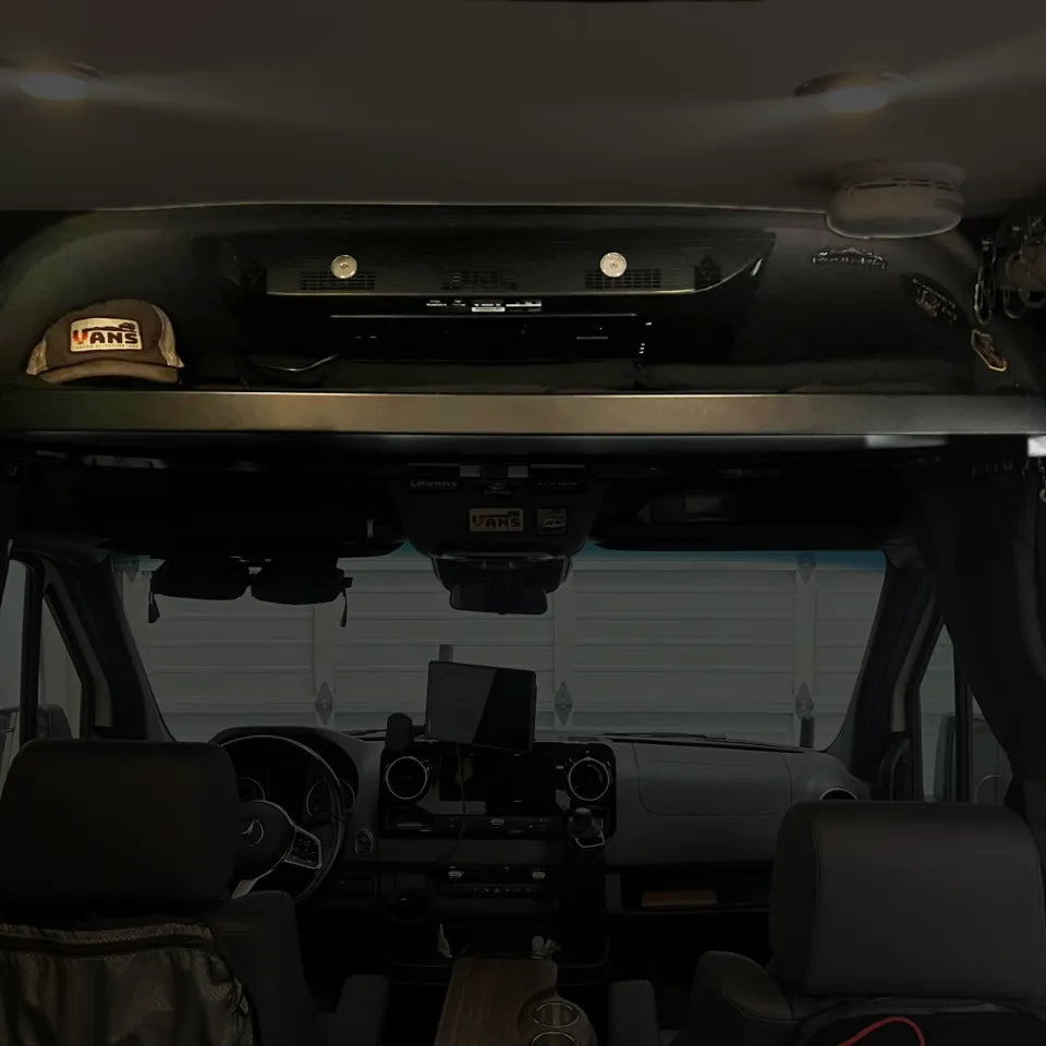 Van Wife Components Sprinter 2019+ Headliner Shelf