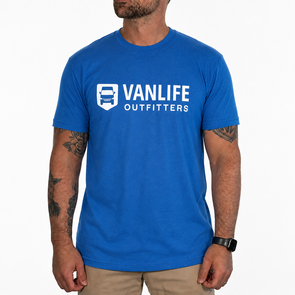 Vanlife Outfitters Logo T-Shirt - Blue