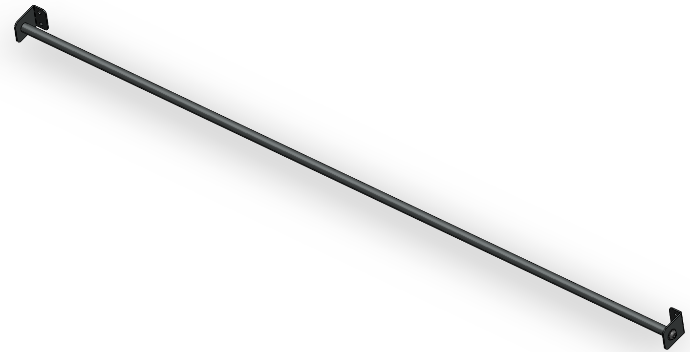 Van Wife Components Curtain Rod for After Market Headliner Shelf