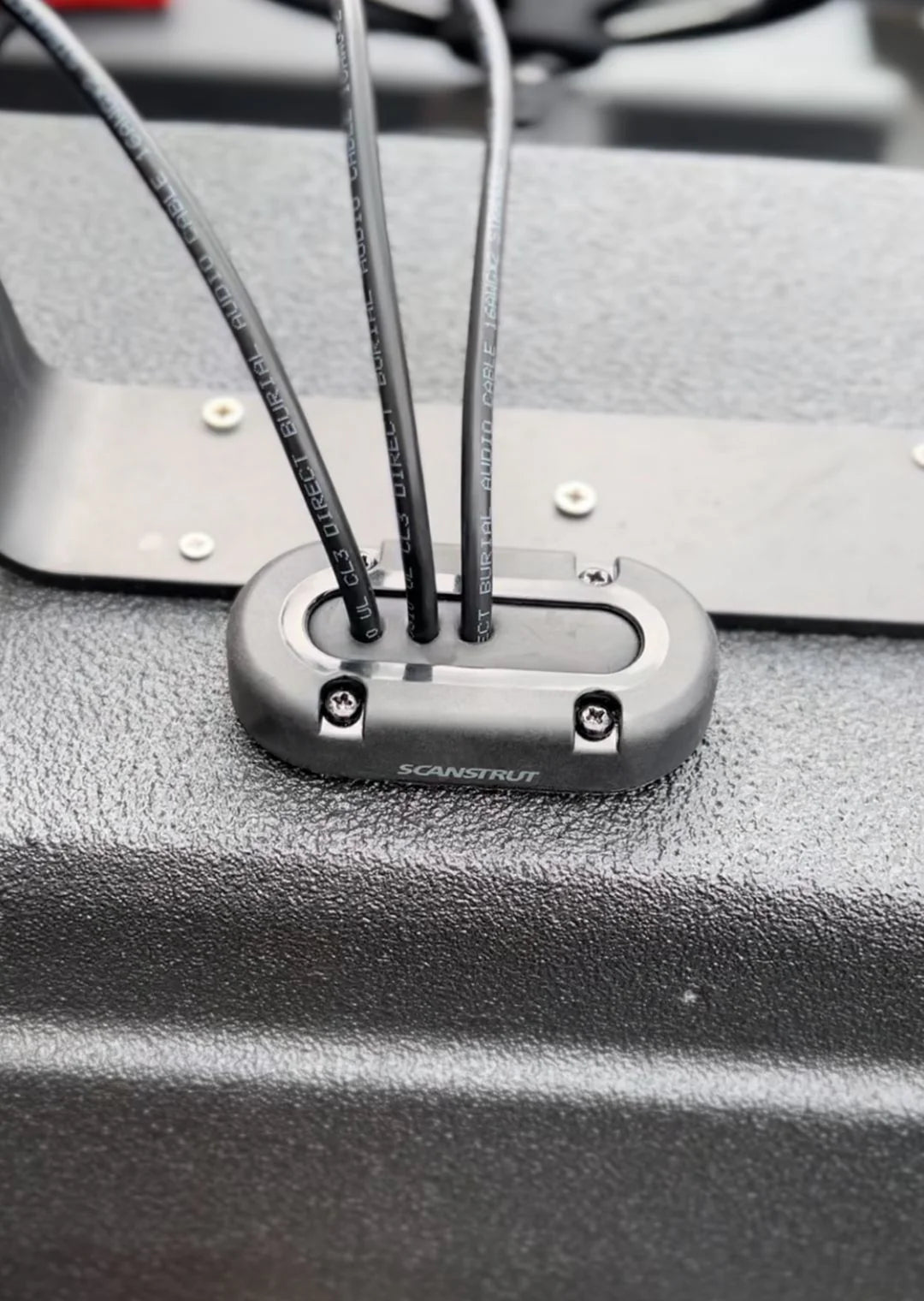 Scanstrut Vertical Multi Cable Seal - Black Plastic