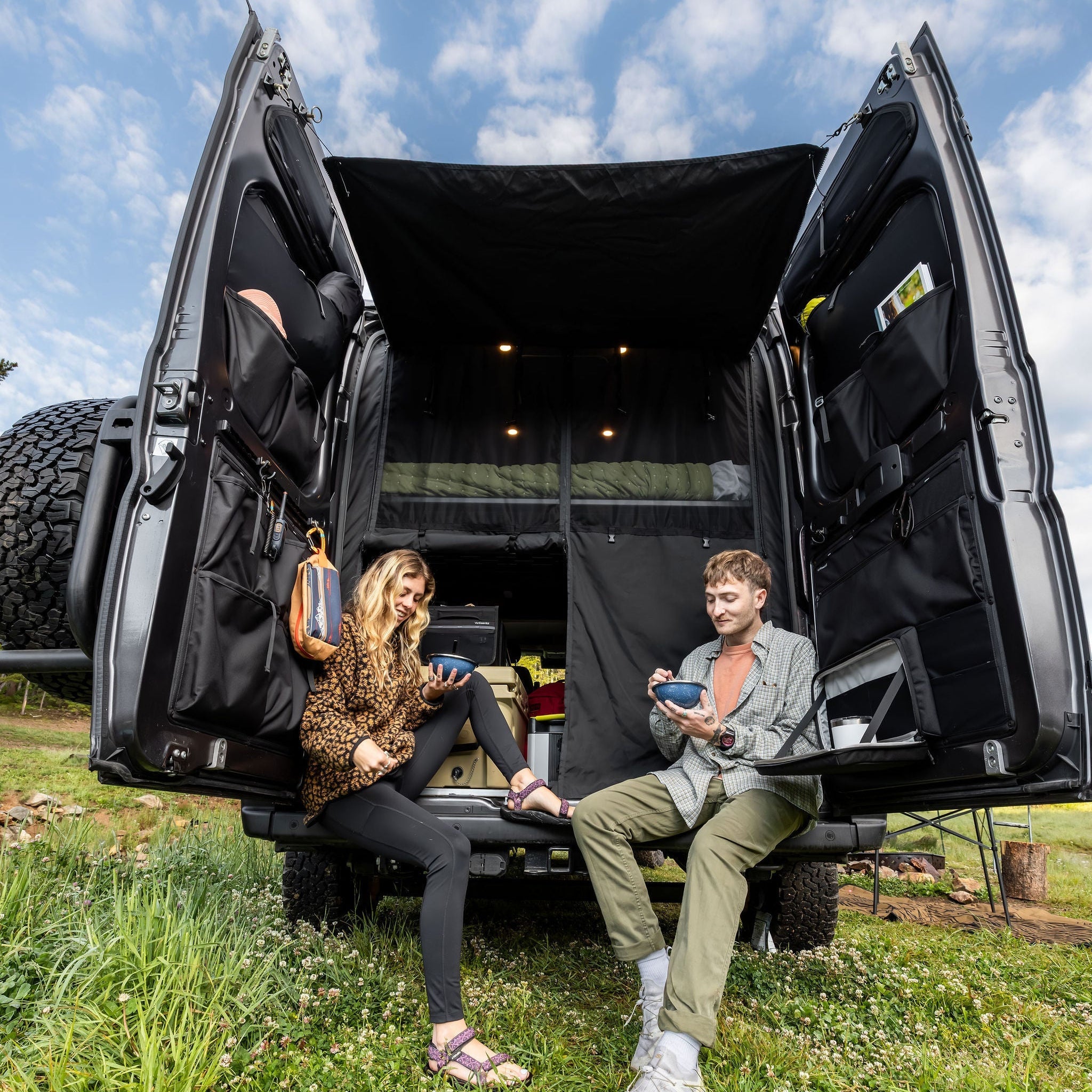 VanEssential Ram Promaster Bug Screen - Rear Doors