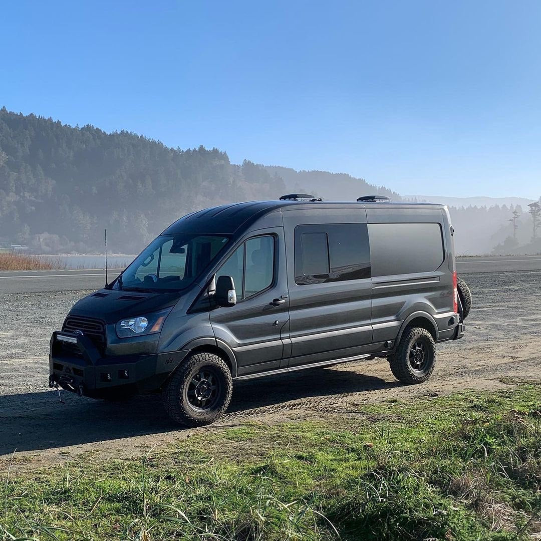 AM Auto - Ford Transit - Driver Side - Forward Window - Half Slider w/ Screen