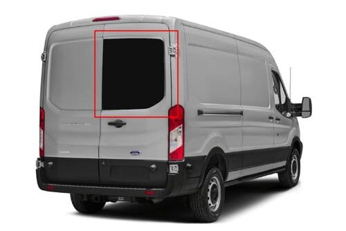 AM Auto - Ford Transit - Rear Door Passenger Side Window - Fixed Glass