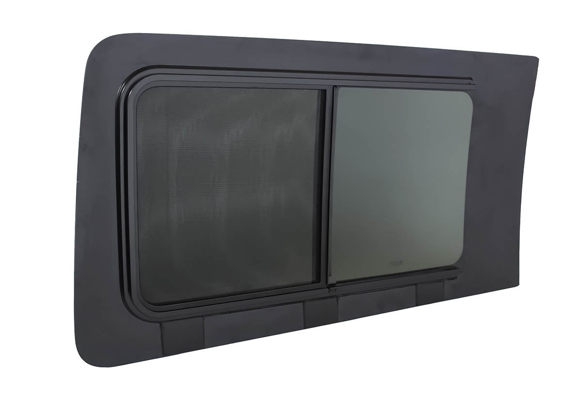 AM Auto - Ford Transit - Passenger Side - Forward Window - Half Slider w/ Screen