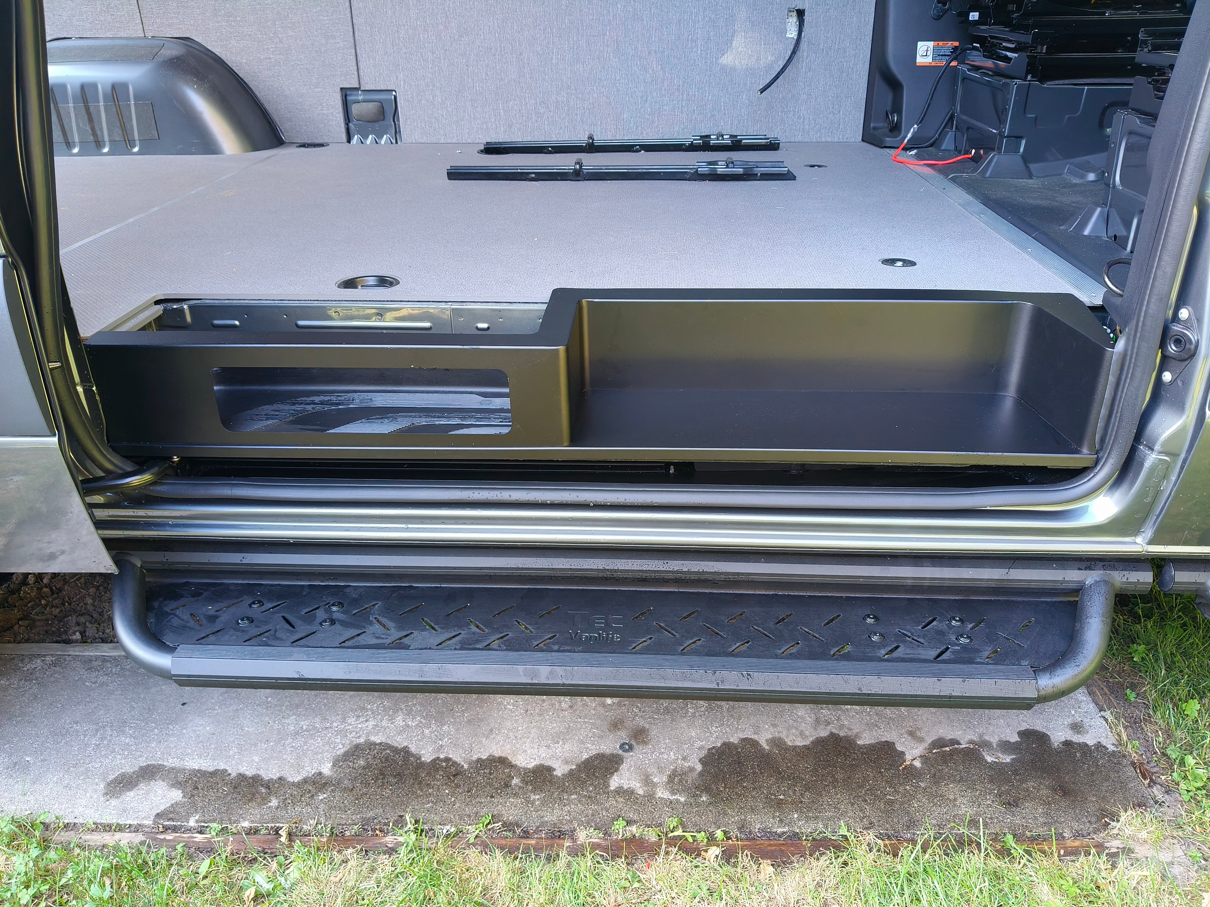 Tec Vanlife Sliding Door Storage Step - Sprinter 2019+
