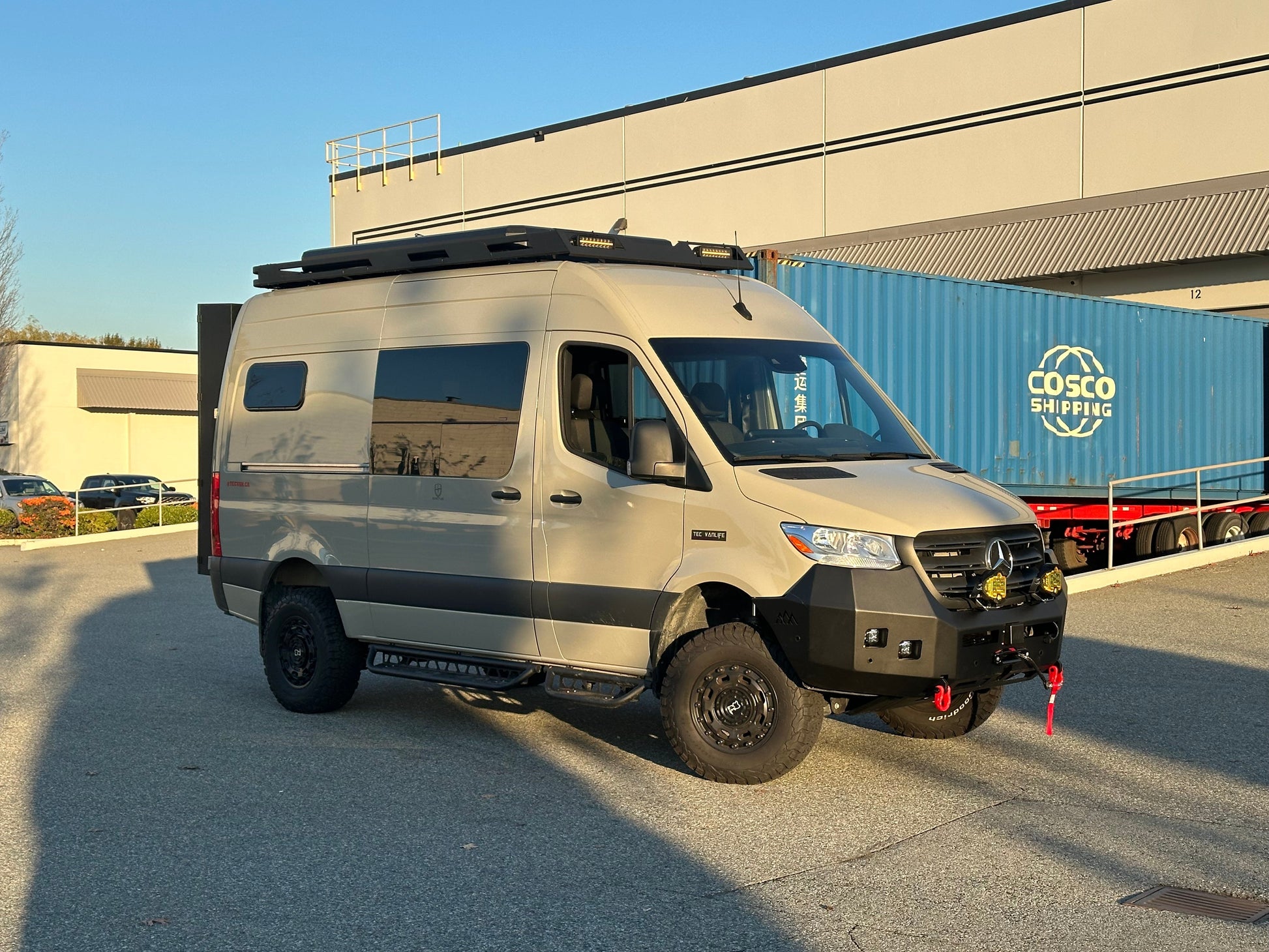 Tec Vanlife Drop Down Running Boards - Sprinter