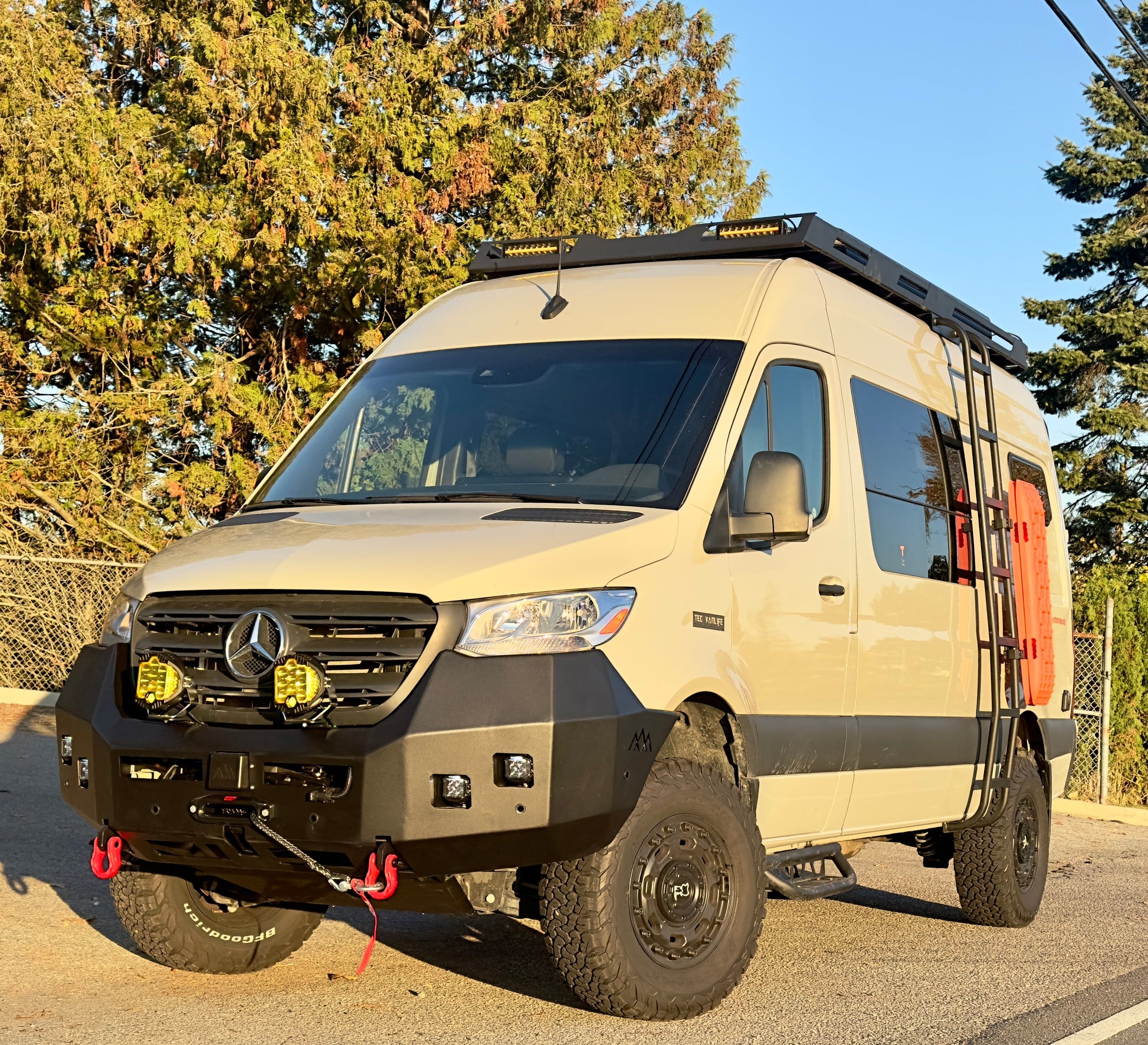 Tec Vanlife Drop Down Running Boards - Sprinter