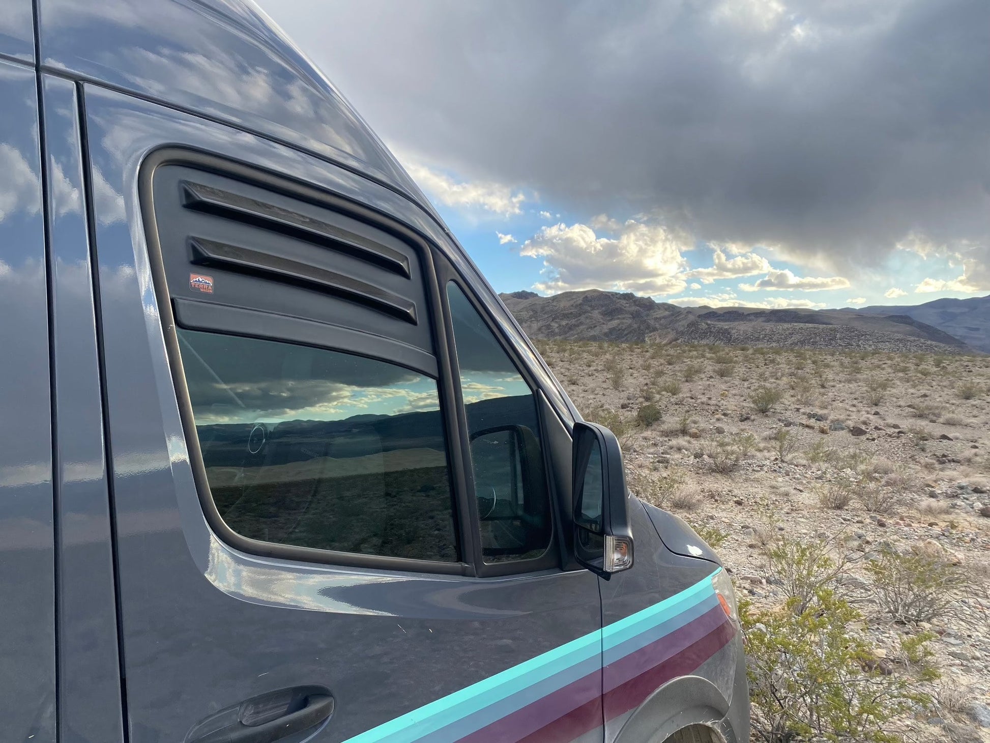 Bug Barrier Window Vent for Sprinter, Transit & ProMaster Vans