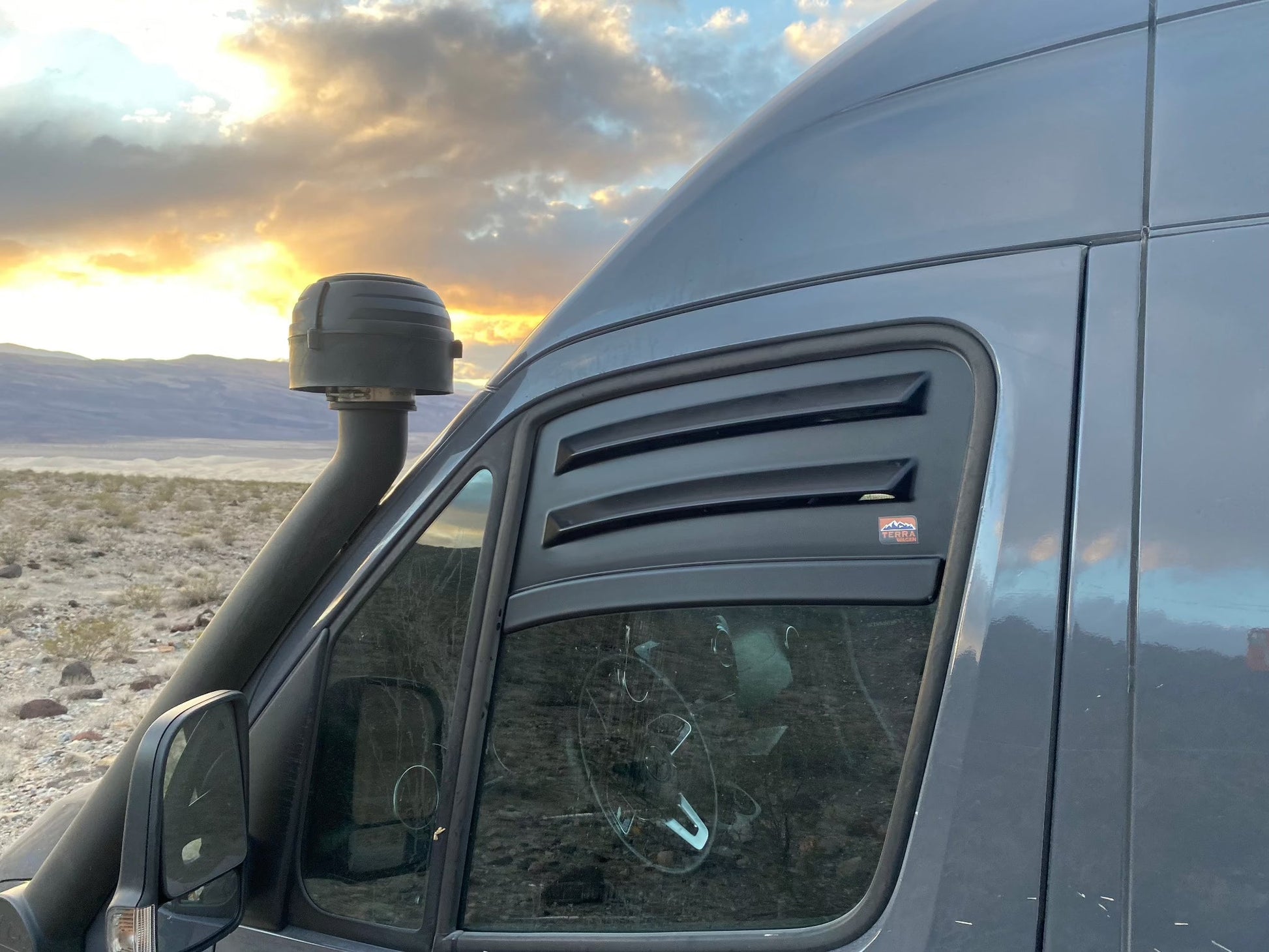 Bug Barrier Window Vent for Sprinter, Transit & ProMaster Vans