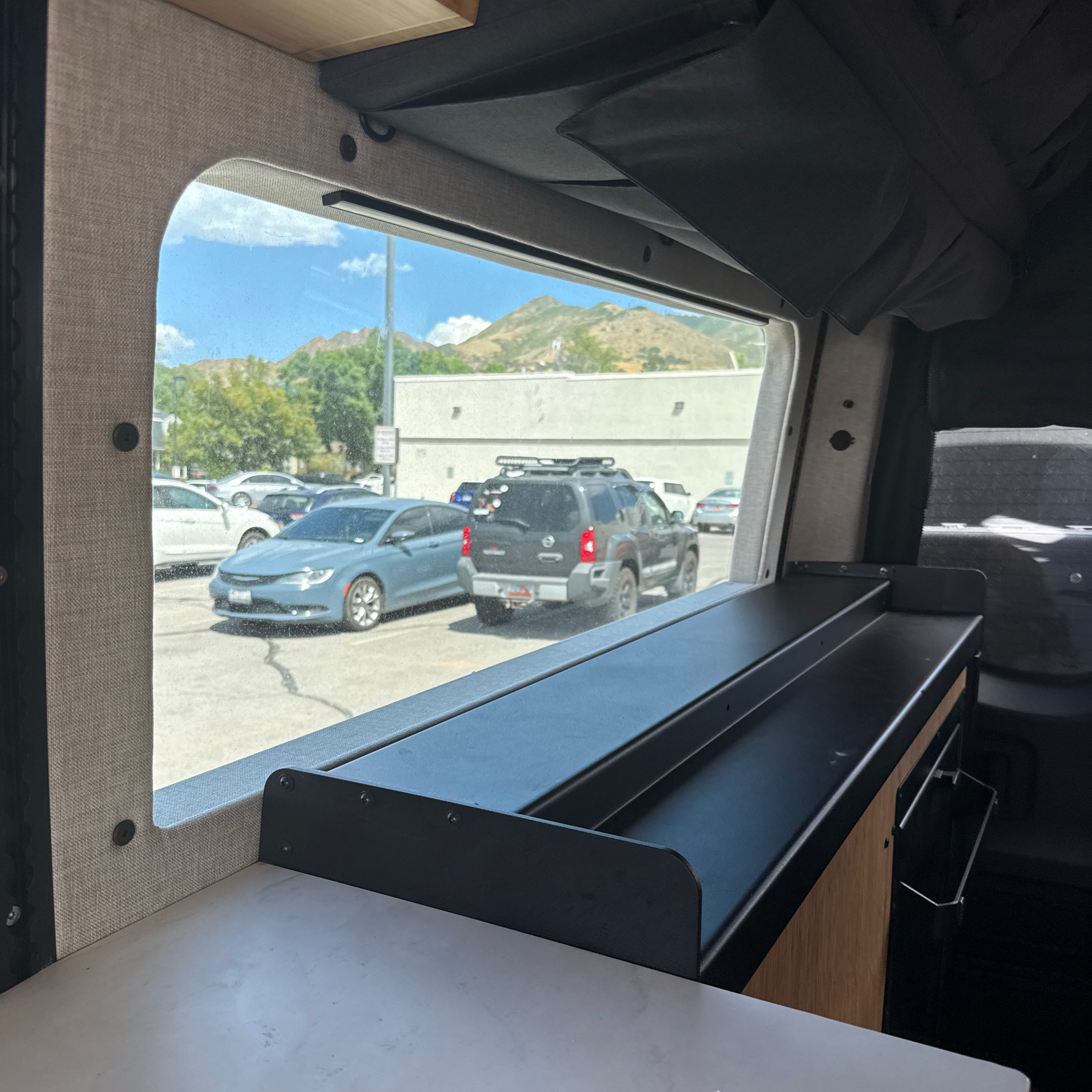 Sprinter 144 Innie Pocket Sleeper: Bed Bump-Out Trim - Pair