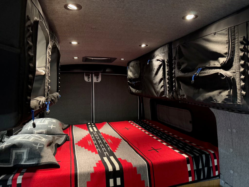 Ford Transit Innie Sleeper: Bed Bump-Out Trim - Passenger-Side