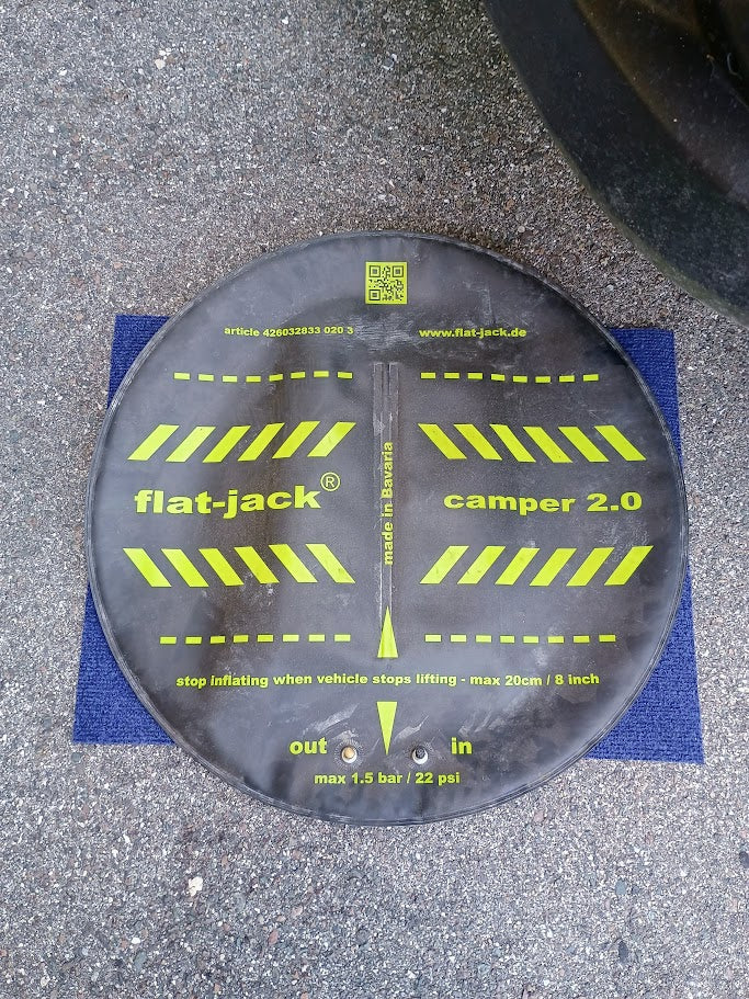 Flat-Jack 2.0 – Inflatable Air Tire Leveler