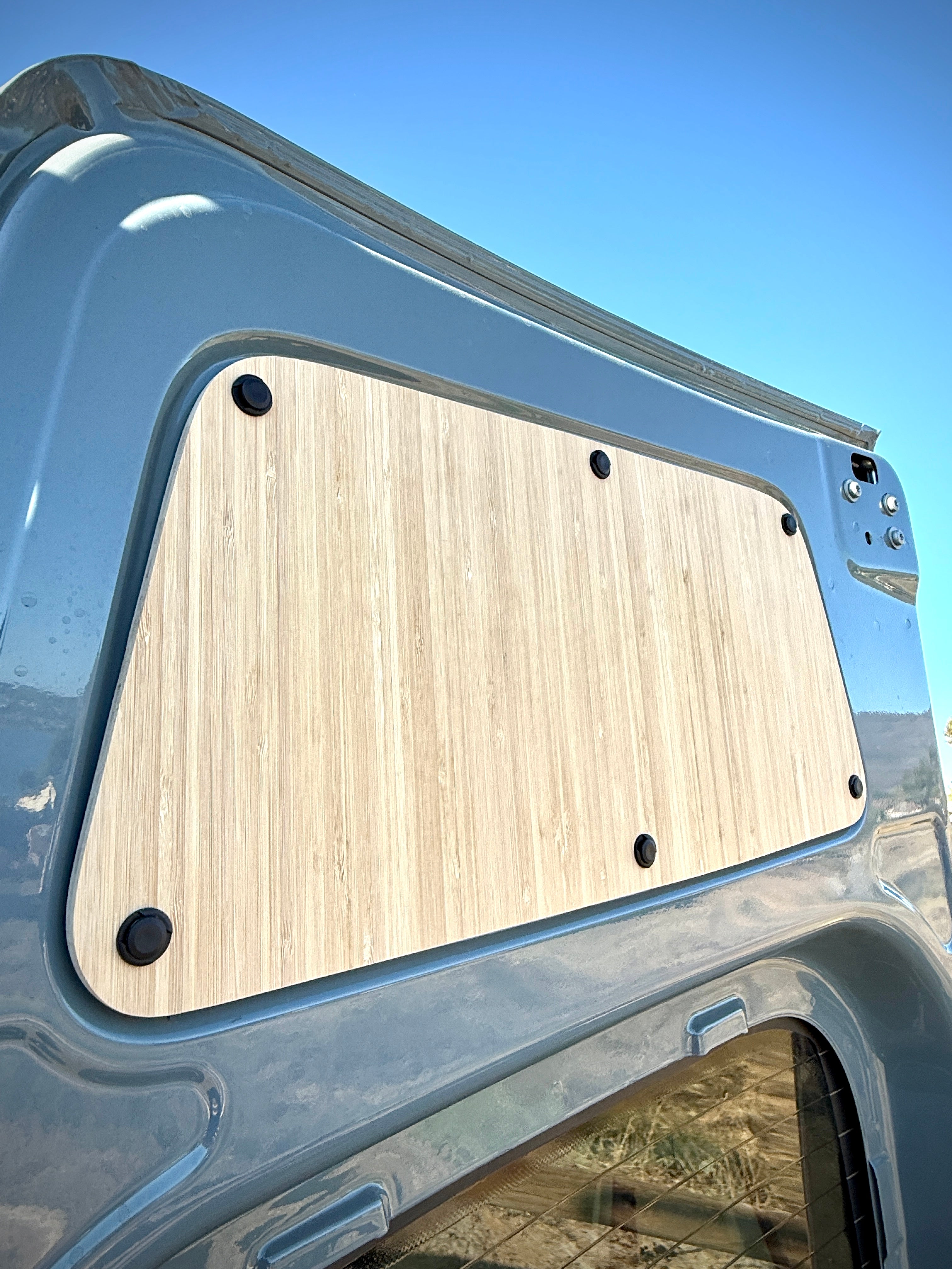 Mercedes Sprinter Upper Rear Door Panels (Pair) – Bamboo (2007+)