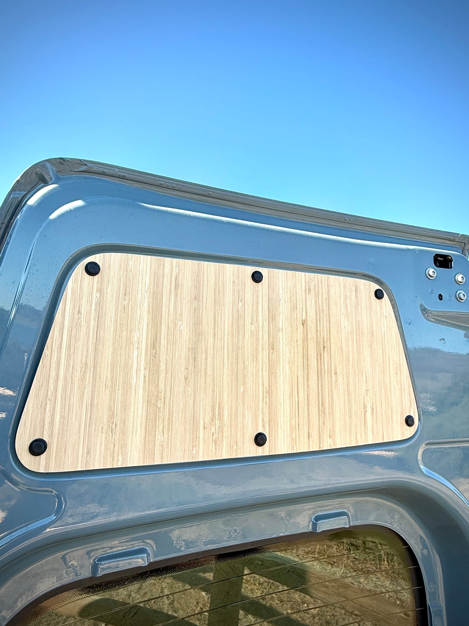 Mercedes Sprinter Upper Rear Door Panels (Pair) – Bamboo (2007+)