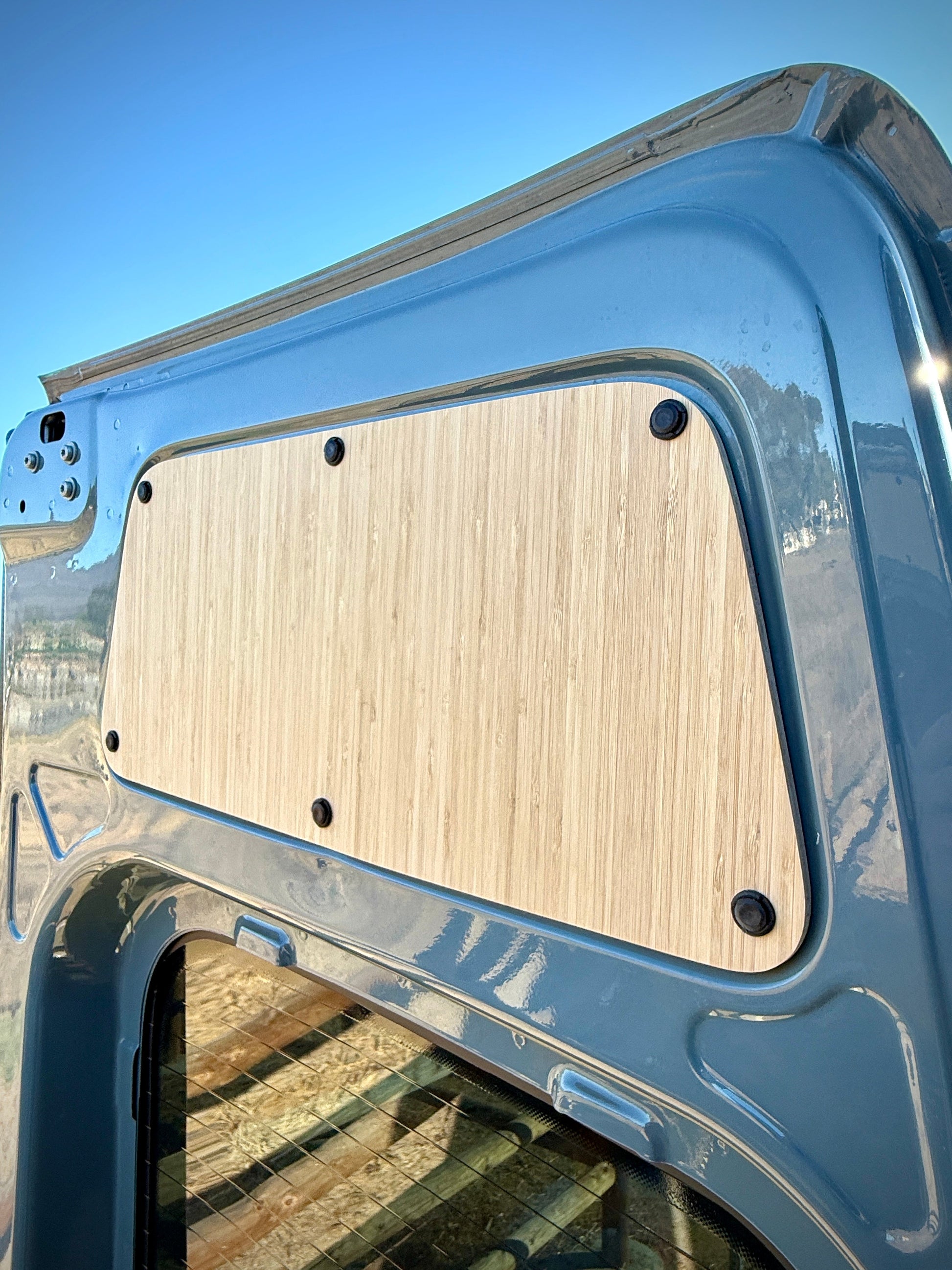 Mercedes Sprinter Upper Rear Door Panels (Pair) – Bamboo (2007+)