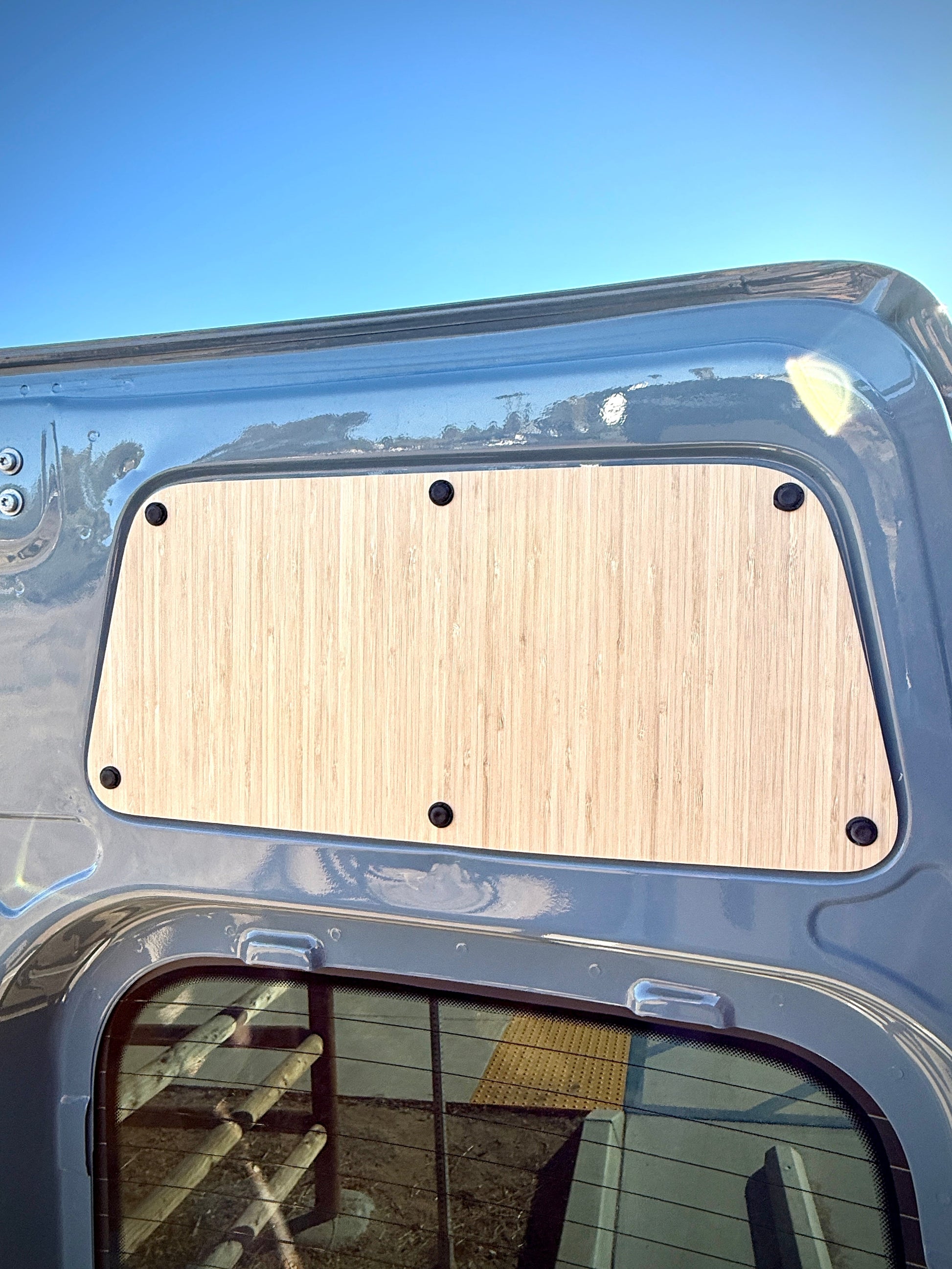 Mercedes Sprinter Upper Rear Door Panels (Pair) – Bamboo (2007+)
