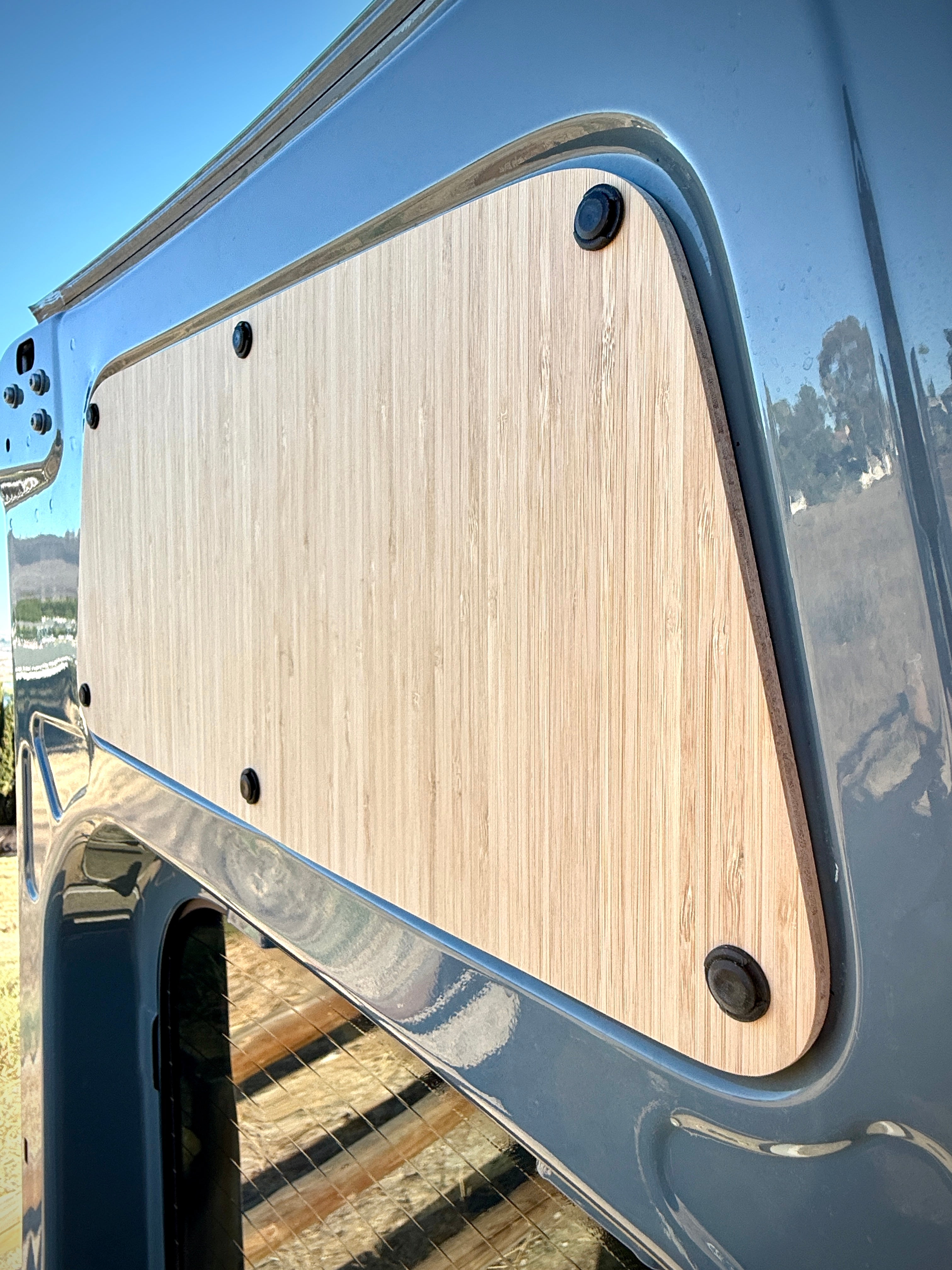 Mercedes Sprinter Upper Rear Door Panels (Pair) – Bamboo (2007+)