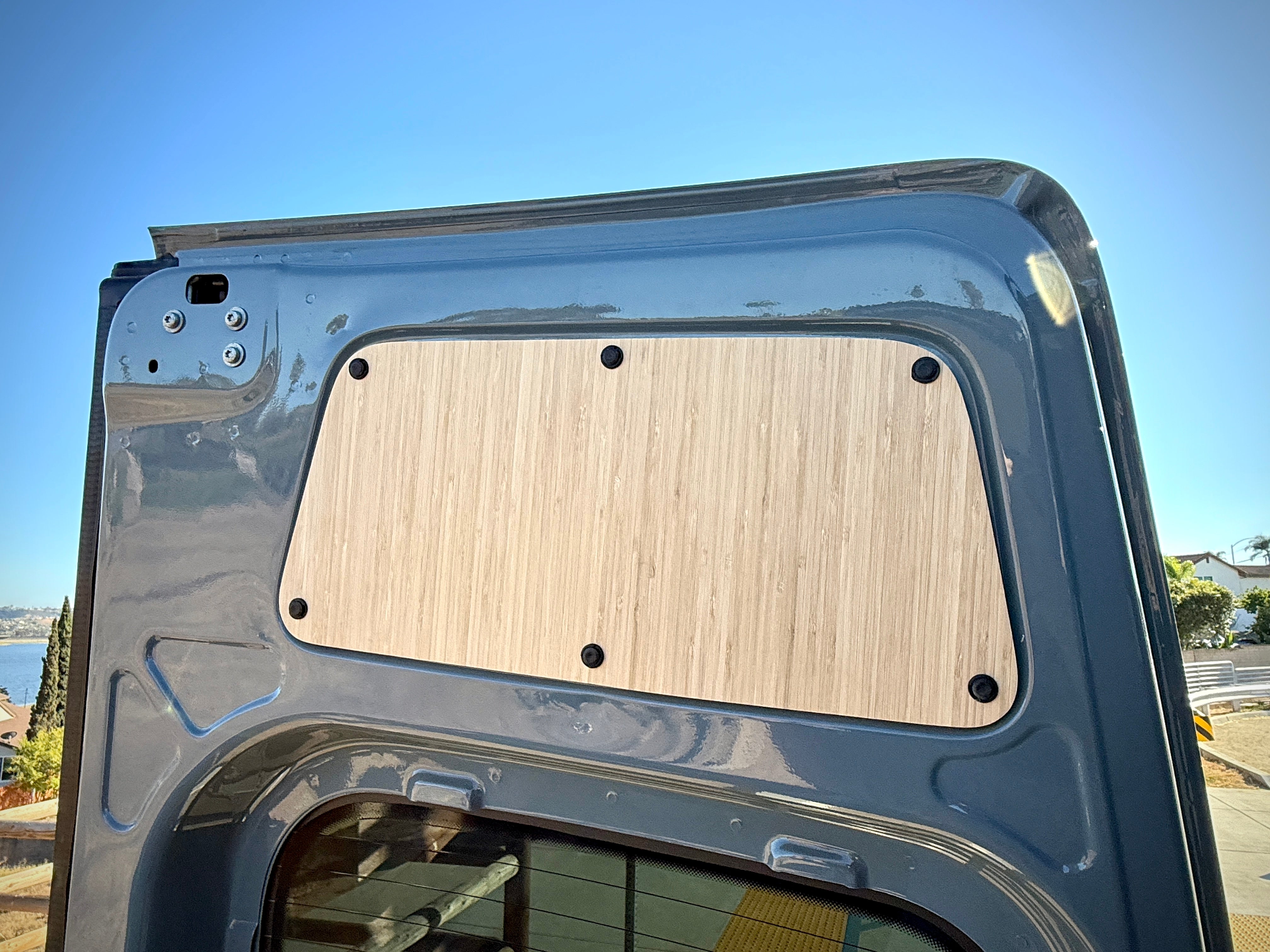 Mercedes Sprinter Upper Rear Door Panels (Pair) – Bamboo (2007+)