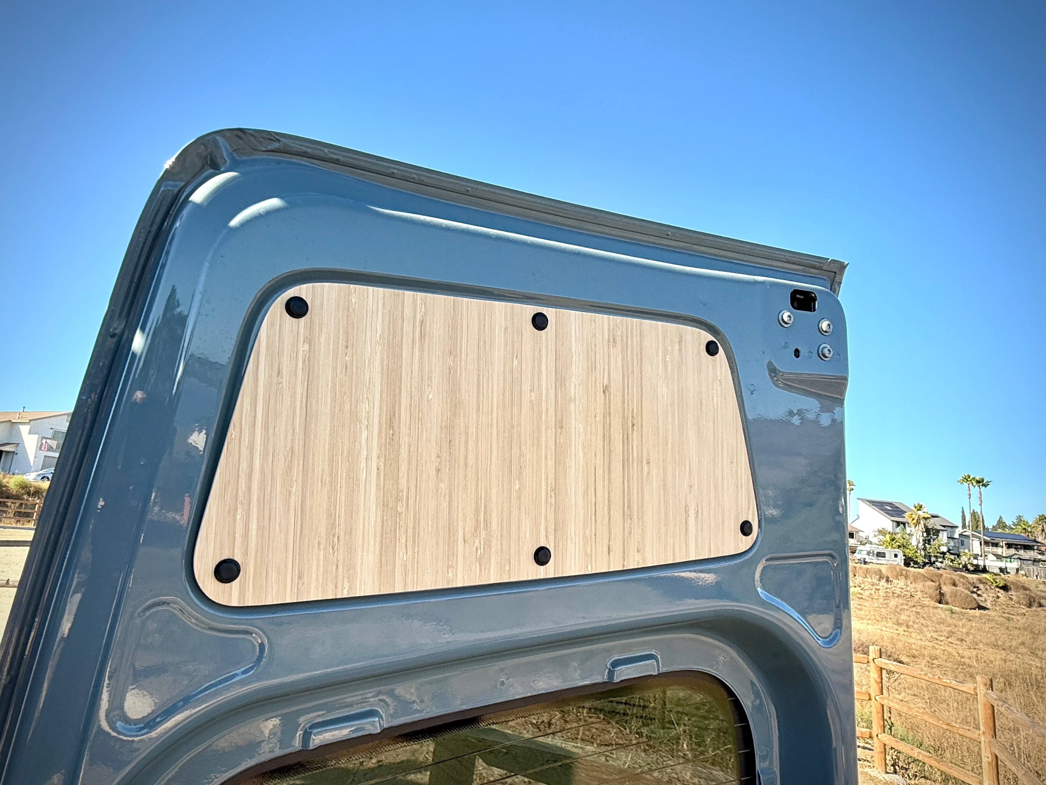 Mercedes Sprinter Upper Rear Door Panels (Pair) – Bamboo (2007+)