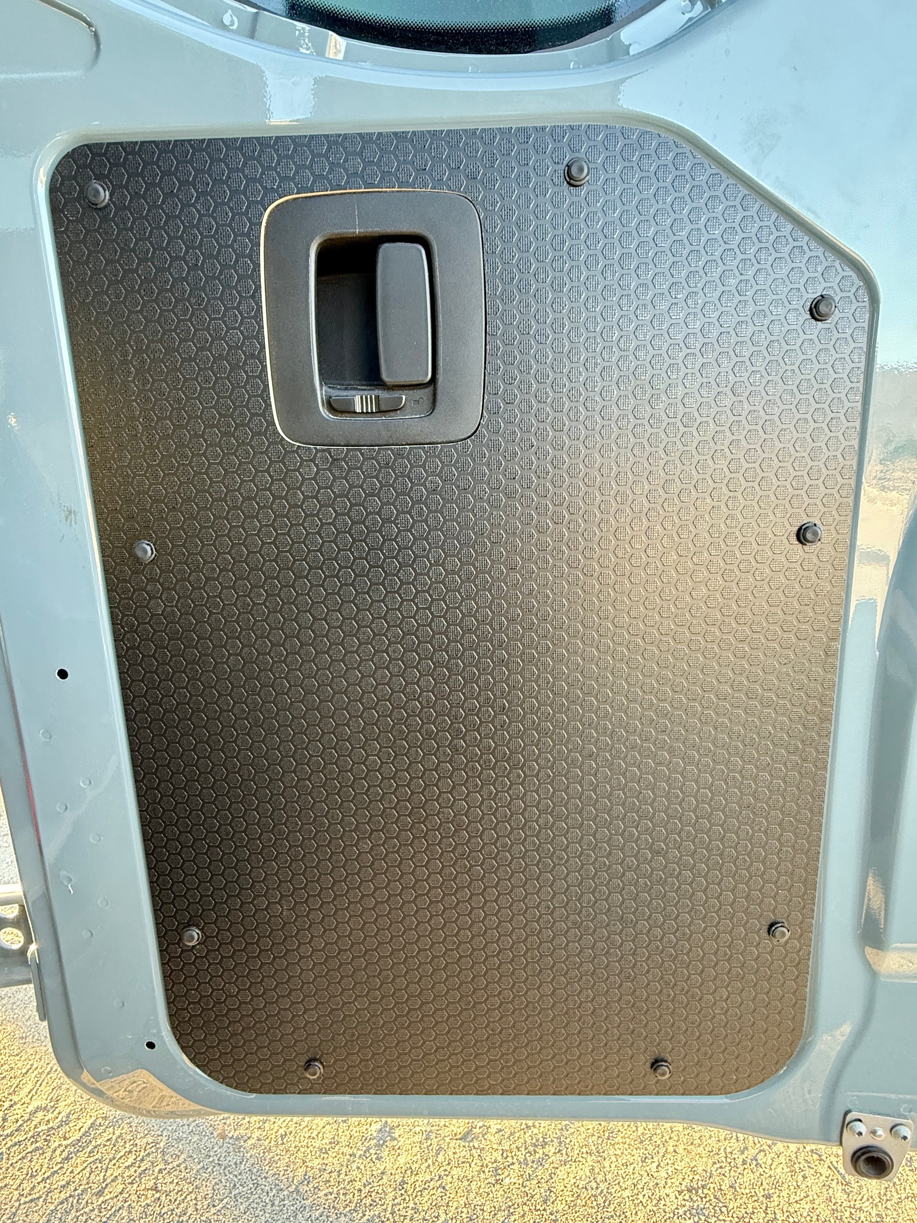 Mercedes Sprinter Lower Rear Door Panels (Pair) – Black Hex (2019+)