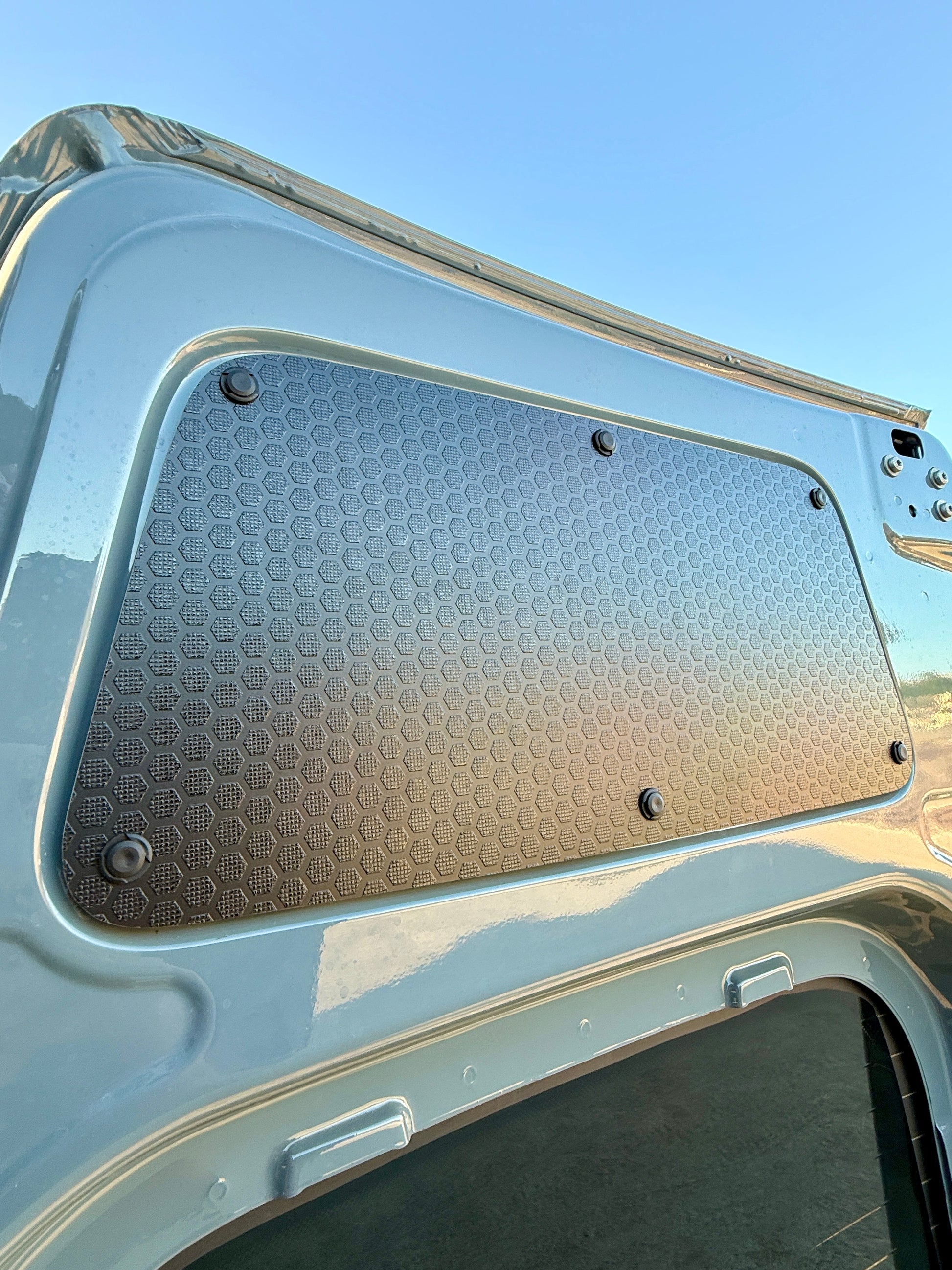 Mercedes Sprinter Upper Rear Door Panels (Pair) – Black Hex (2007+)