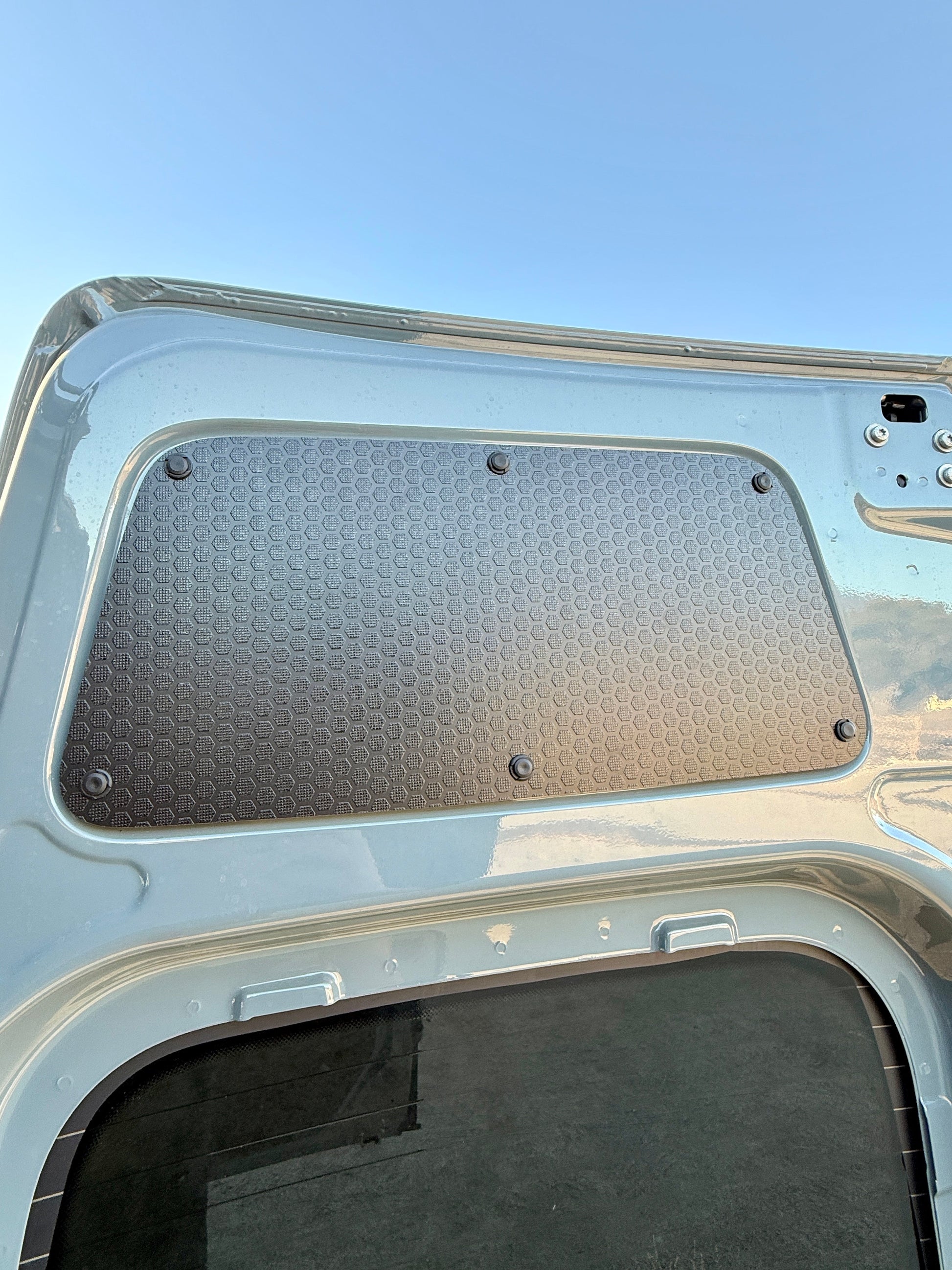 Mercedes Sprinter Upper Rear Door Panels (Pair) – Black Hex (2007+)