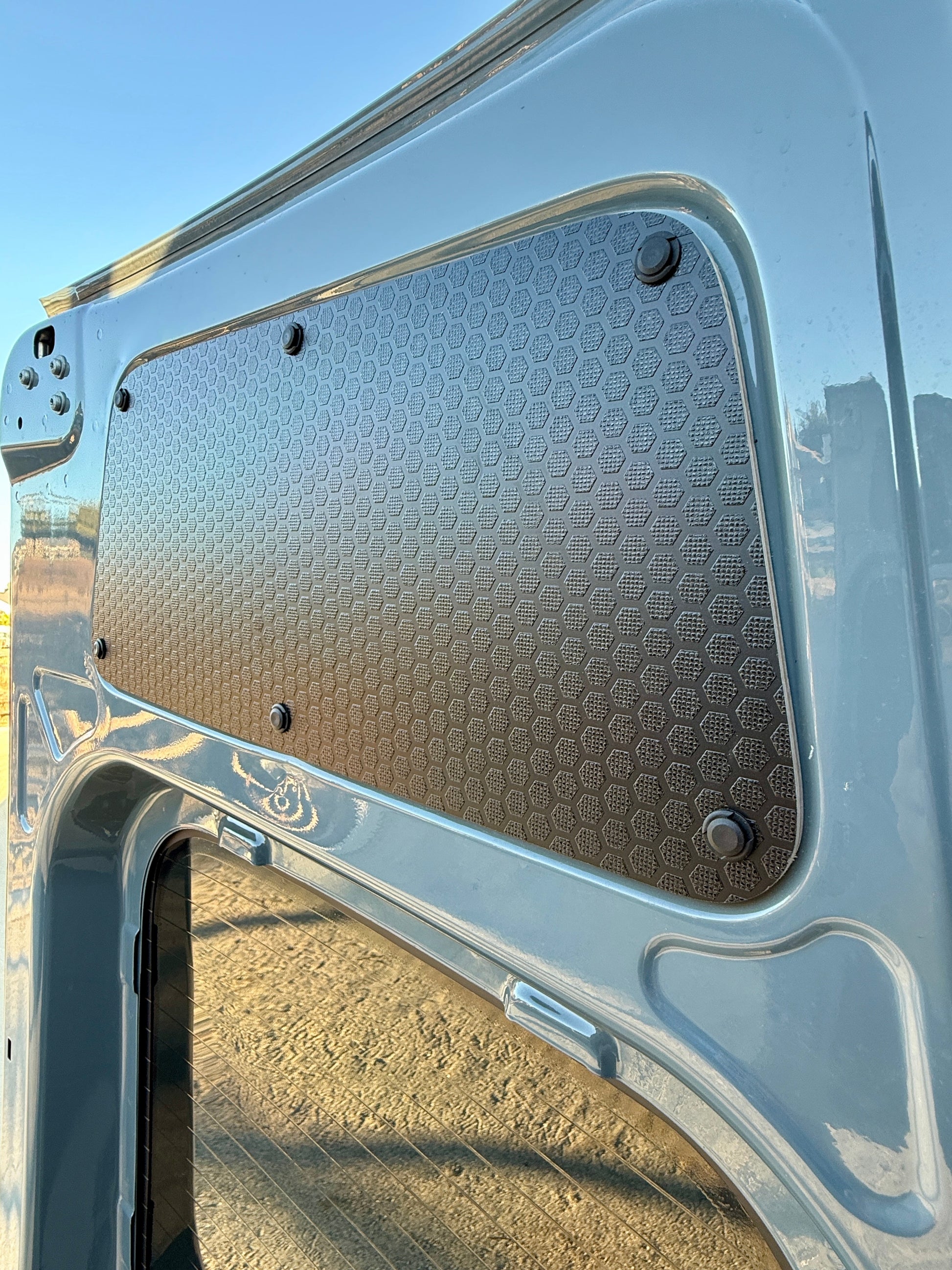 Mercedes Sprinter Upper Rear Door Panels (Pair) – Black Hex (2007+)