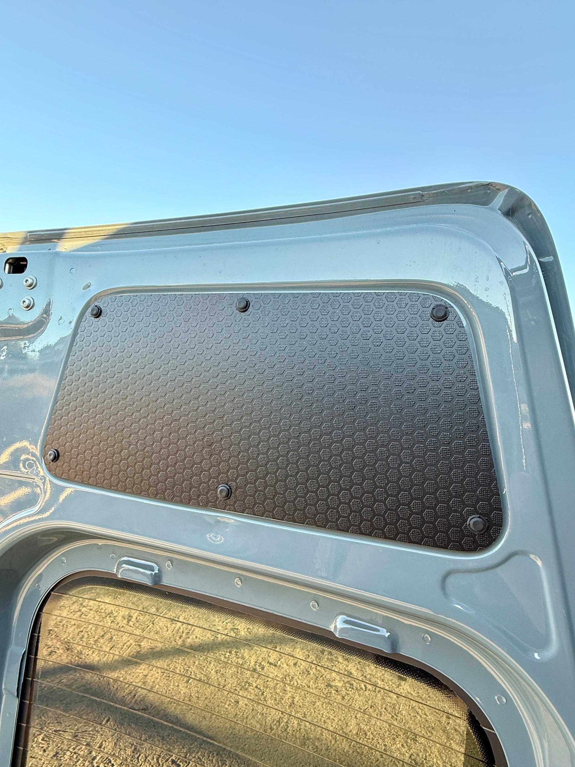 Mercedes Sprinter Upper Rear Door Panels (Pair) – Black Hex (2007+)