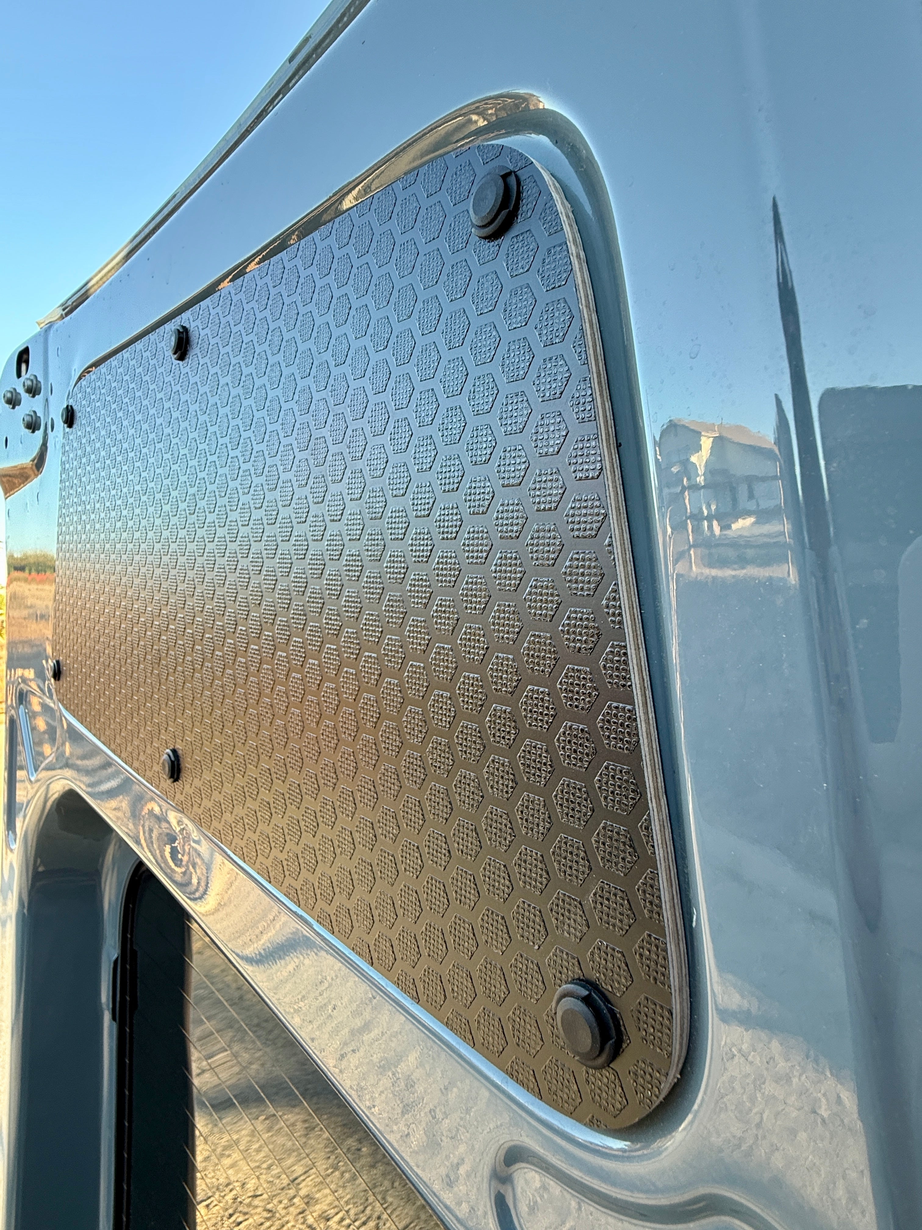 Mercedes Sprinter Upper Rear Door Panels (Pair) – Black Hex (2007+)