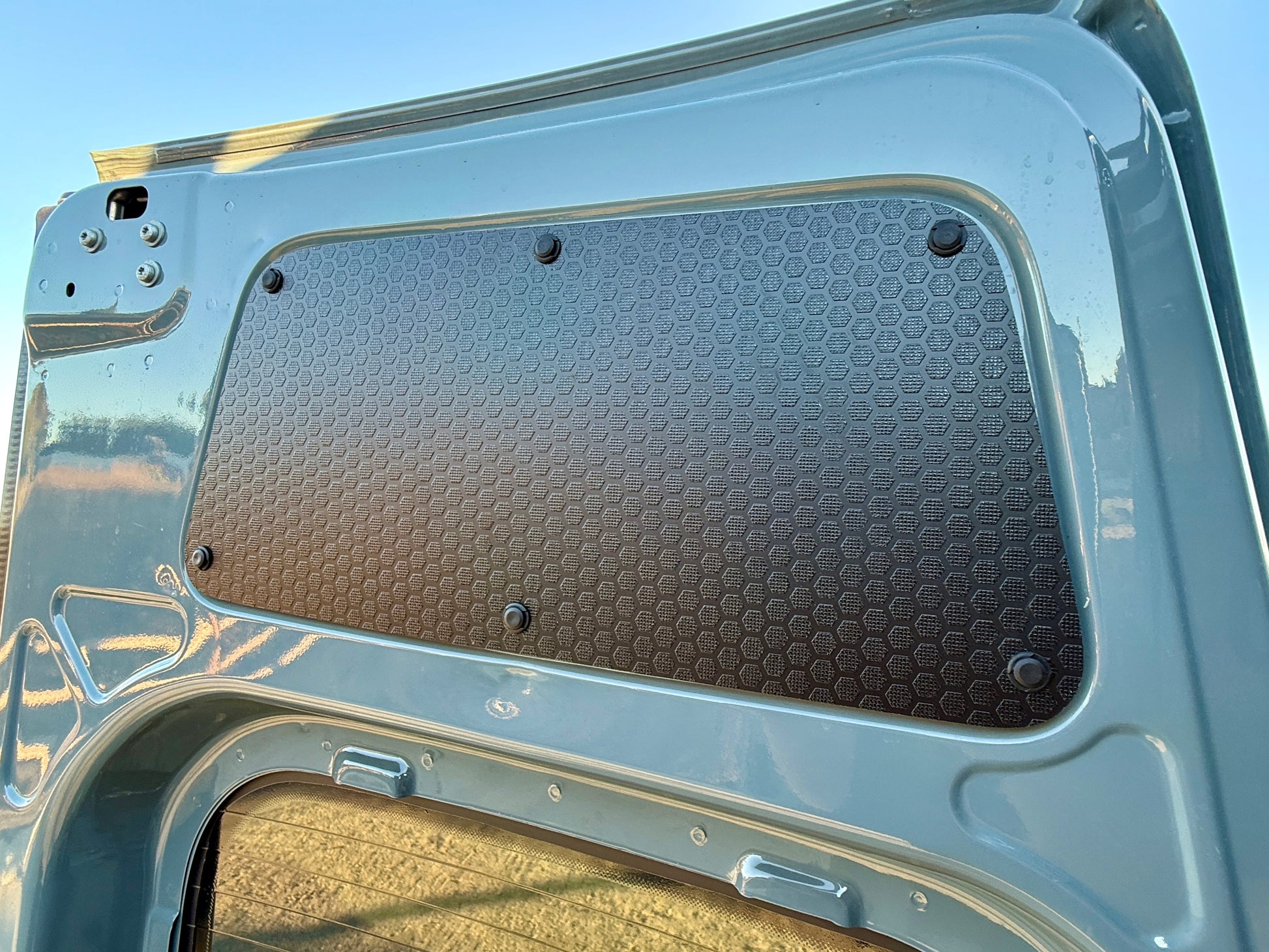 Mercedes Sprinter Upper Rear Door Panels (Pair) – Black Hex (2007+)