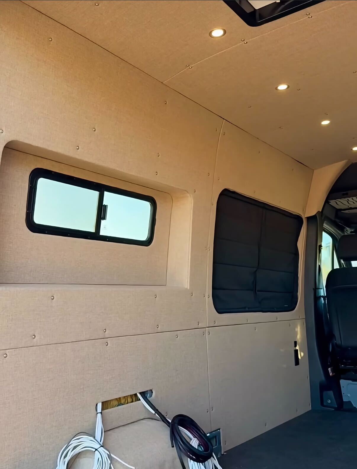 Mercedes Sprinter Rear Half-Slider Bunk Window Trim Ring