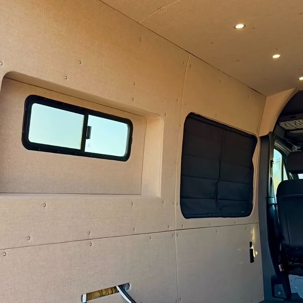 Mercedes Sprinter Rear Half-Slider Bunk Window Trim Ring